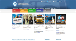 Desktop Screenshot of dadeschools.net