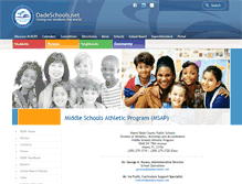 Tablet Screenshot of msap.dadeschools.net