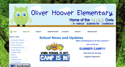 Desktop Screenshot of hoover.dadeschools.net