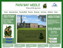 Tablet Screenshot of parkwaymiddle.dadeschools.net