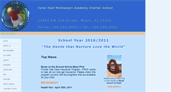 Desktop Screenshot of coralreefmontessori.dadeschools.net