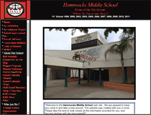 Tablet Screenshot of hammocks.dadeschools.net