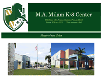 Tablet Screenshot of milam.dadeschools.net