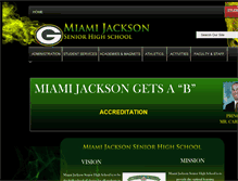 Tablet Screenshot of generals.dadeschools.net