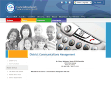 Tablet Screenshot of communications.dadeschools.net