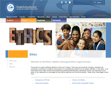 Tablet Screenshot of ethics.dadeschools.net