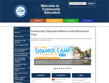 Tablet Screenshot of communityed.dadeschools.net