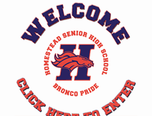 Tablet Screenshot of homesteadhigh.dadeschools.net