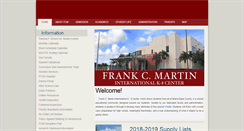 Desktop Screenshot of fcmartin.dadeschools.net