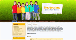 Desktop Screenshot of meadowlane.dadeschools.net